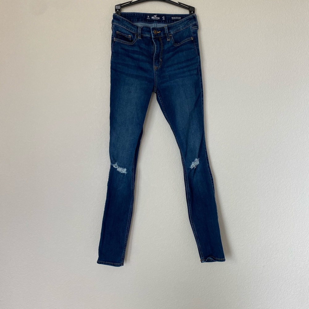 Hollister skinny jeans high rise super stretch